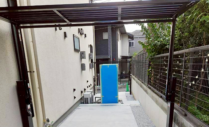 伐採屋・解決本舗の外構工事1