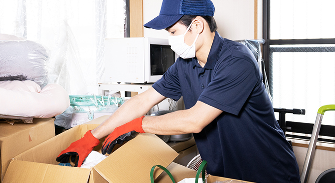 空き家片付け ご依頼の流れ 作業日の確定～作業開始