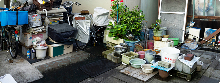 サービス内容 庭の片付け・不用品回収