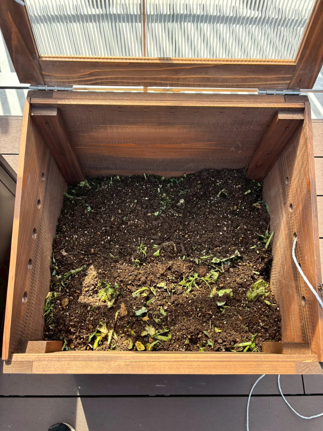 コンポストBOXの設置4